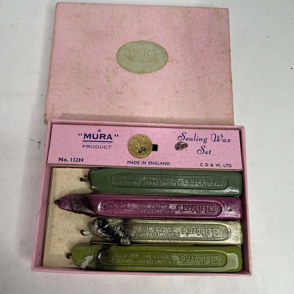 VTG Mura Sealing Wax Set Made In England